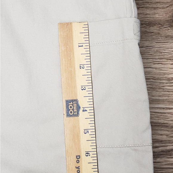 Basic Editions Vintage Denim Capri Pants Sz S Elastic Waist High Rise Pockets - Picture 7 of 9